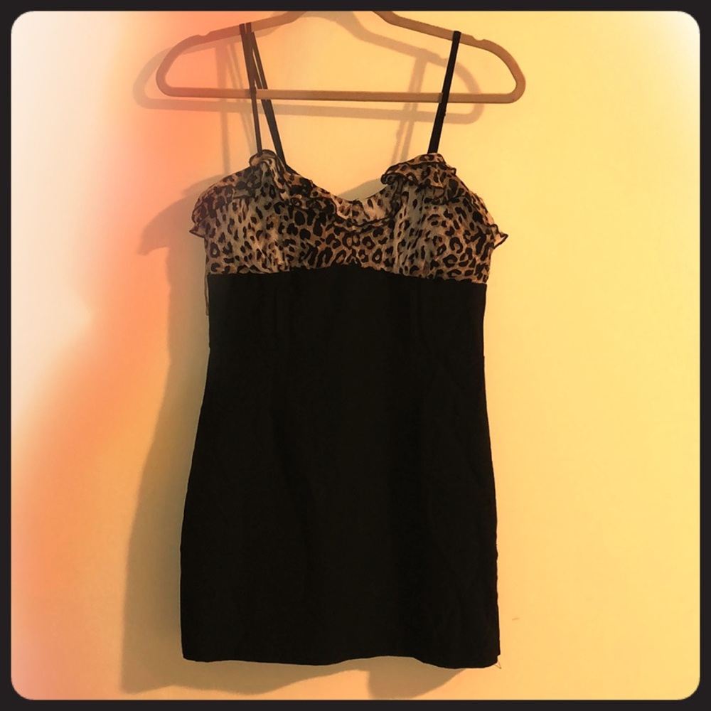 Leopard Print mini dress